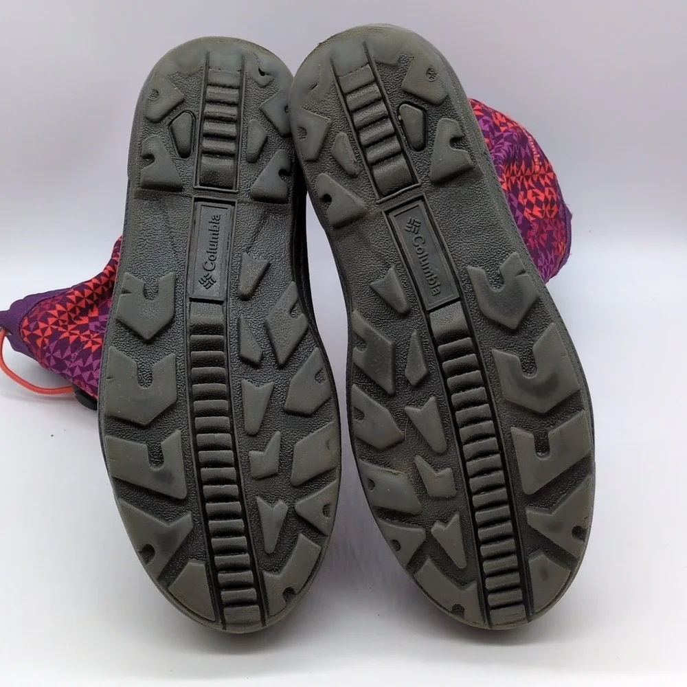 Columbia Shoes Womens Purple 7 Waterproof Winter Boots‎ Insulated Lining Warm